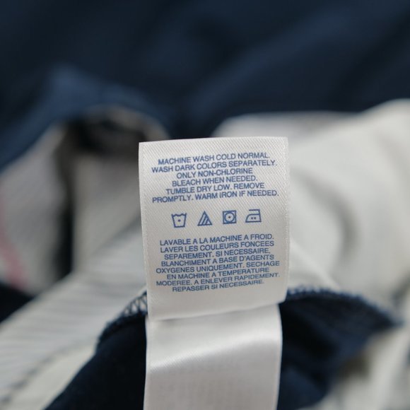 Lands End Navy Slacks (Not sure size - read description) - Picture 5 of 6